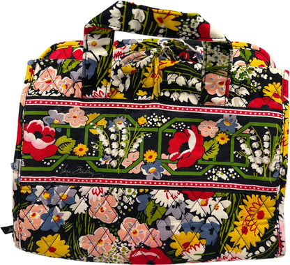 Vera Bradley Multi-Color Poppy Fields Cosmetic Traveler Door Organizer Bag