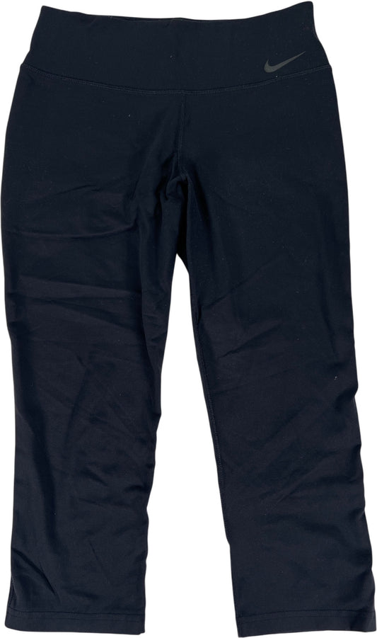 Nike Women’s Black Dri-Fit Legendary Cropped Athletic Leggings - M