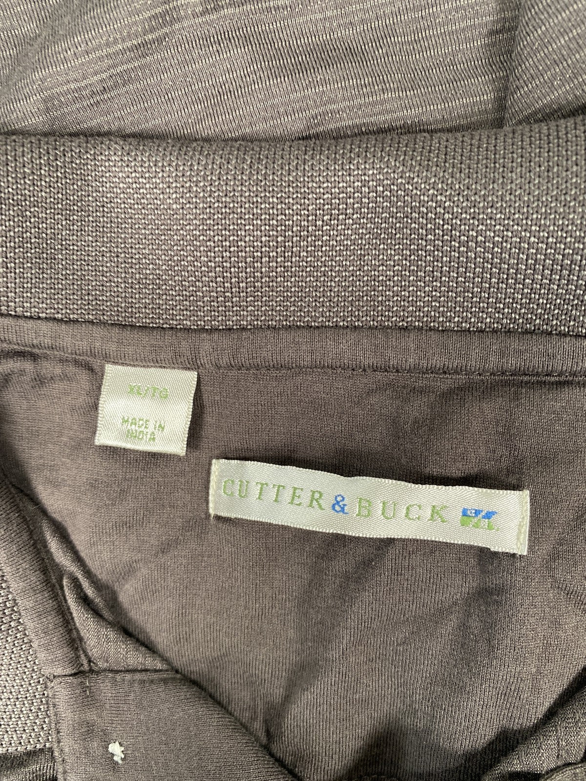 Cutter and Buck Men’s Gray Short Sleeve Polo Shirt - XL