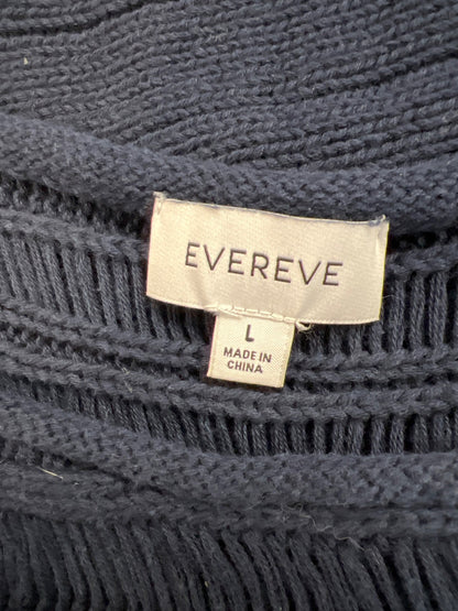 Evereve Women’s Blue Cap Sleeve Knit Sweater - L