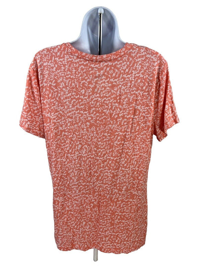 NUEVO Camiseta esencial de manga corta naranja/coral de Nine West para mujer - L