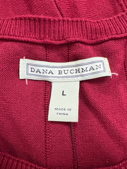 Dana Buchman Women’s Red Long Sleeve A-Line Sweater Dress - L
