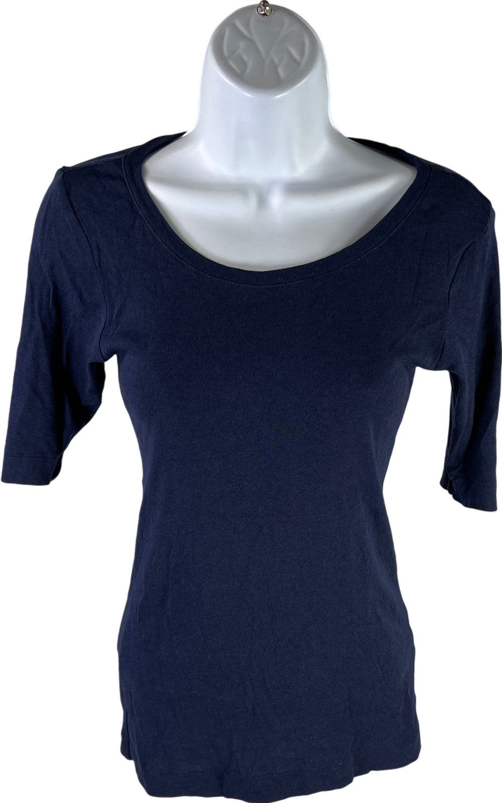 Caslon Women’s Navy Blue Short Sleeve Crewneck T-Shirt - XS