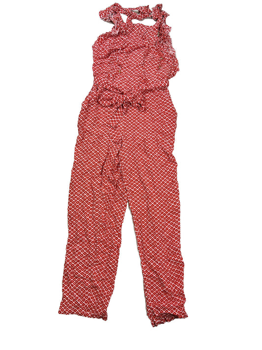 NEW Angels By The Sea Women's Red Sleeveless Jumpsuit - M