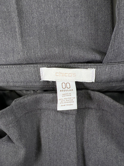 Chico’s Women’s Gray Bootcut Dress Pants - 00