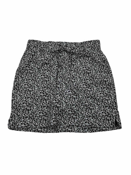 J. Jill Women's Gray Floral Fit Lined Skort Skirt - S