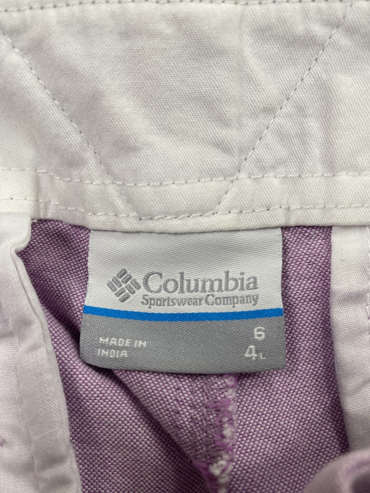 Columbia Women’s Purple PFG Cotton Casual Shorts - 6