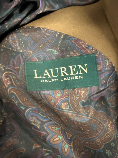 Lauren Ralph Lauren Men’s Brown Suede 2 Button Blazer Jacket - 44L