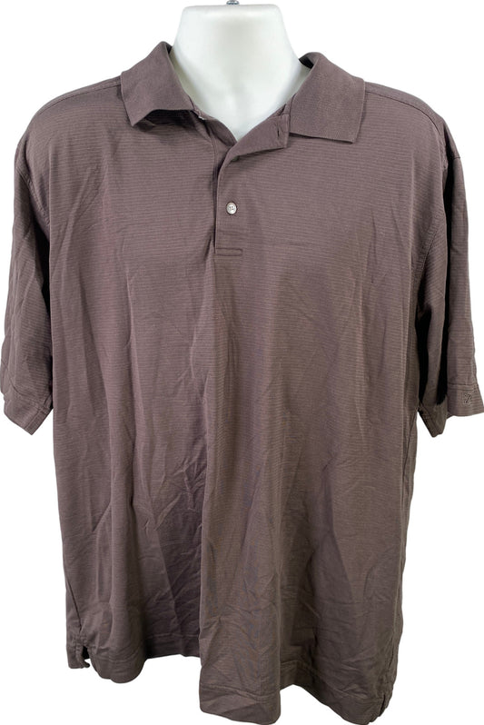 Cutter and Buck Men’s Gray Short Sleeve Polo Shirt - XL
