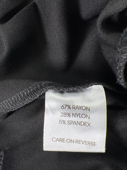 Calvin Klein Women’s Black Stretch Pull On Ponte Leggings - 10