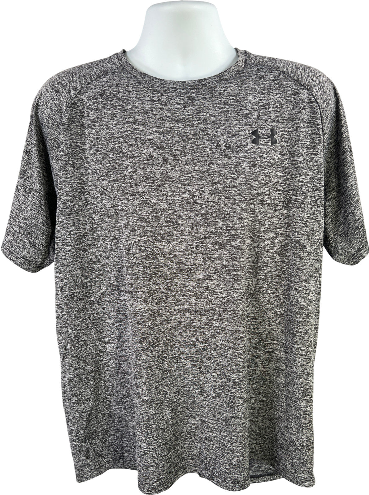Under Armour Men’s Gray Heather Short Sleeve HeatGear Athletic Tech T-Shirt - XL