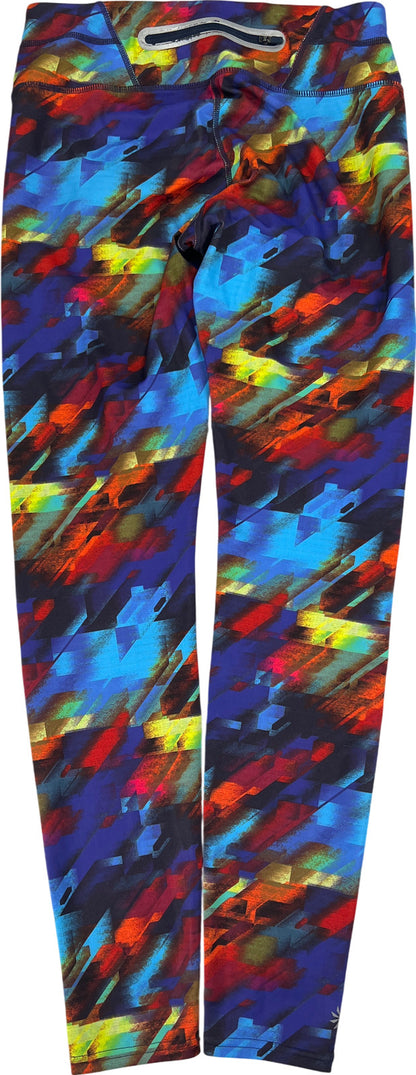 Athleta Women’s Blue/Red Athletic Ankle Leggings - S