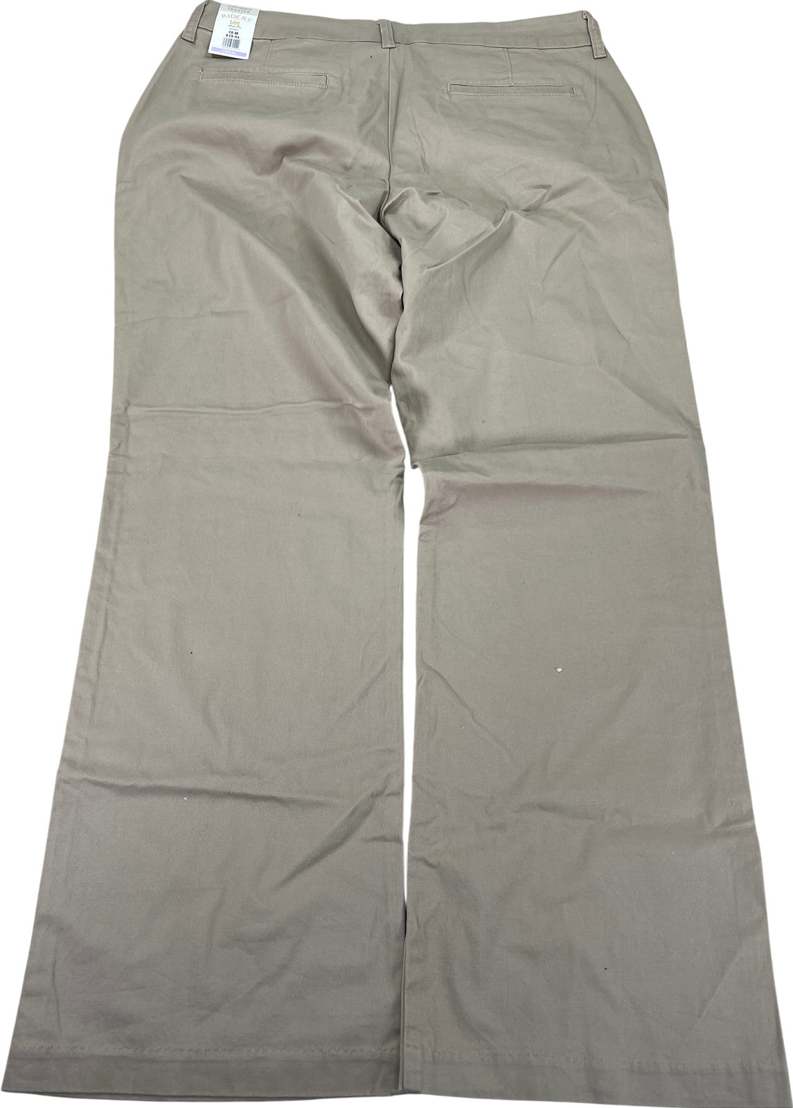 Riders by Lee Women’s Beige Curvy Trouser Pants - 18