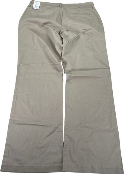 Riders by Lee Women’s Beige Curvy Trouser Pants - 18