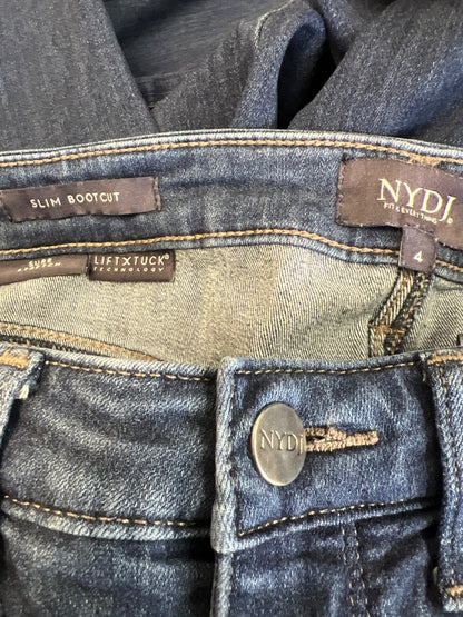 Not Your Daughters Jeans Women’s Medium Wash Slim Bootcut Denim Jeans - 4