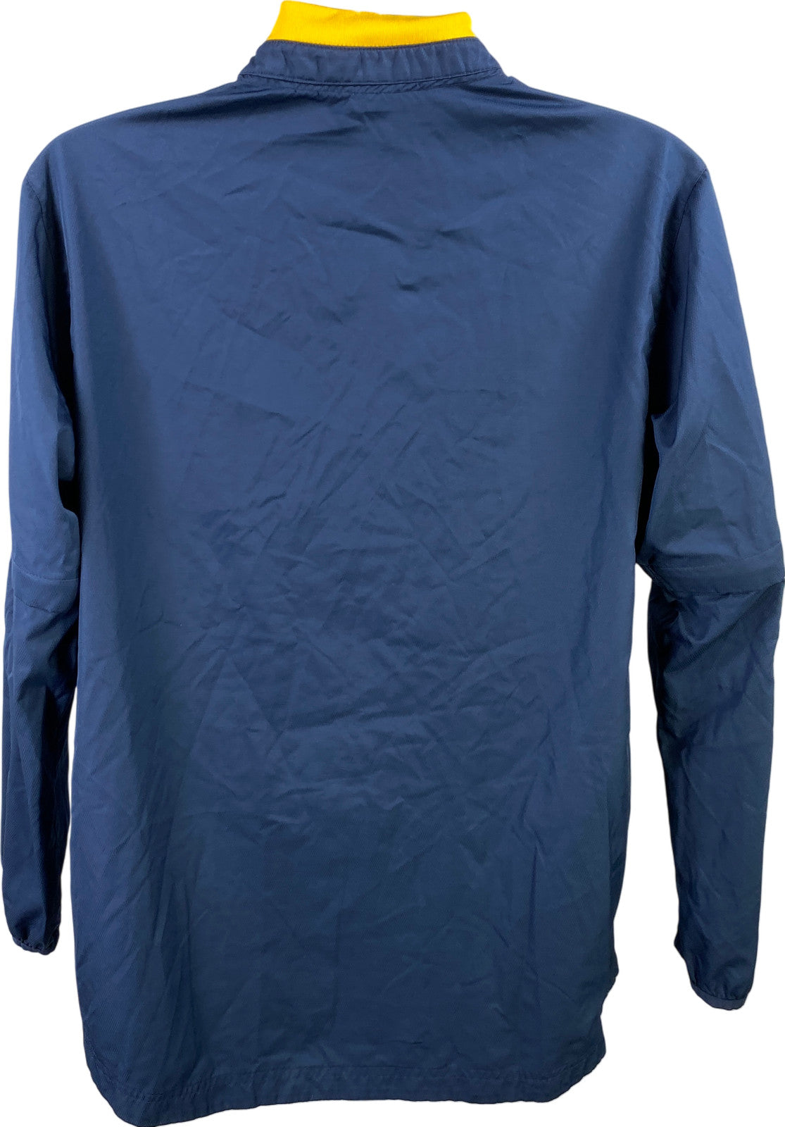 Adidas Men’s Blue/Yellow U of M Michigan Tear-Away Pullover Jacket - M