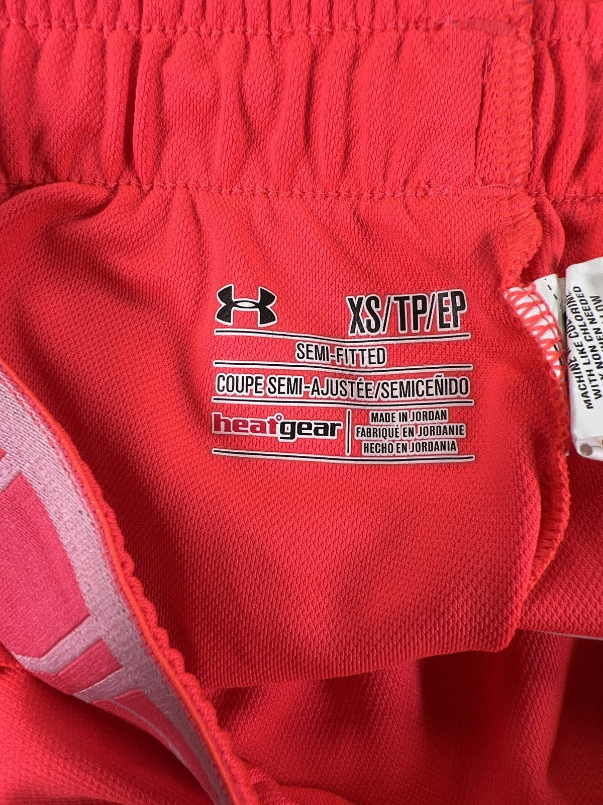Under Armour Women’s Bright Pink Semi-Fitted Unlined Athletic Shorts - XS