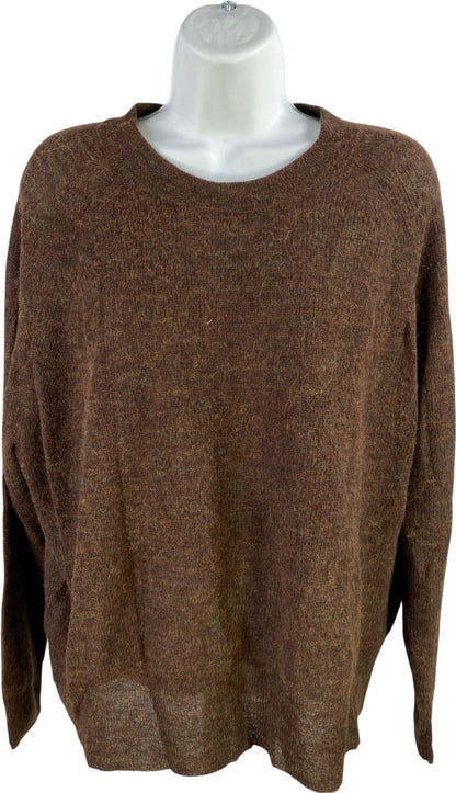 Madewell Women’s Brown Alpaca Wool Long Sleeve Thin Sweater - S