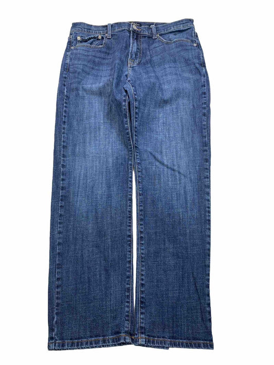 Lucky Brand Men's Dark Wash 221 Straight Jeans - 34x30