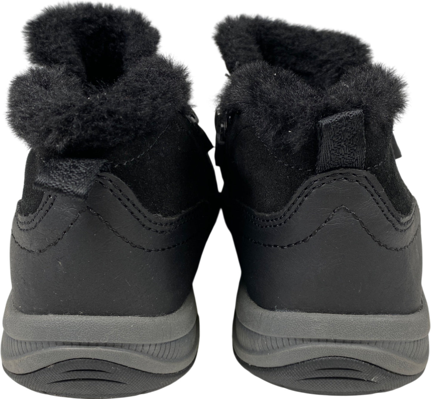 Easy Spirit Women’s Black Pedtra Ankle Zip Winter Booties - 7.5