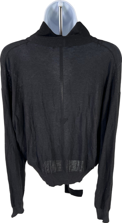 NEW Zara Women’s Black Knitwear Halter Tie Sweater - L