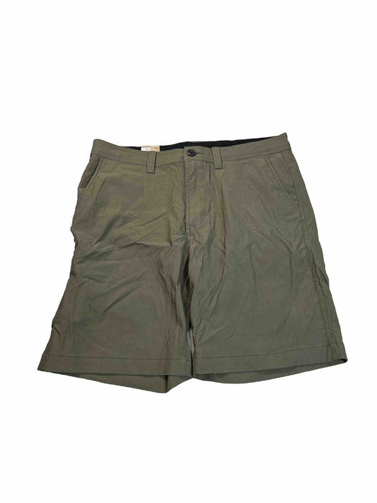 NEW PrAna Men's Green Alameda Everyday Essential Shorts - 34