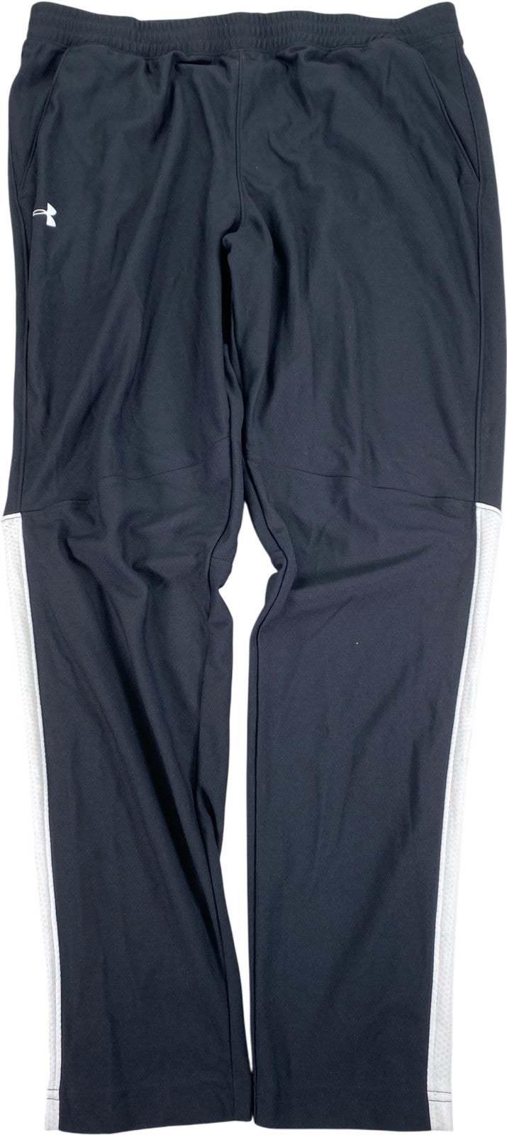 Under Armour Men’s Black Fitted Twist Zip Ankle Athletic Pants - XL