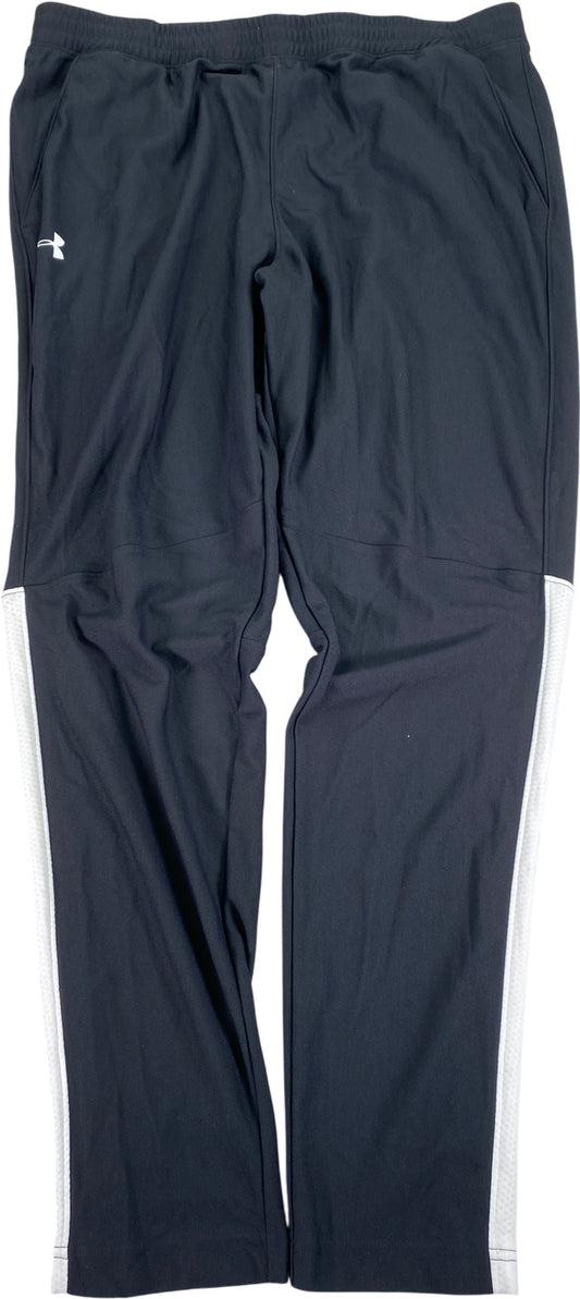 Under Armour Men’s Black Fitted Twist Zip Ankle Athletic Pants - XL