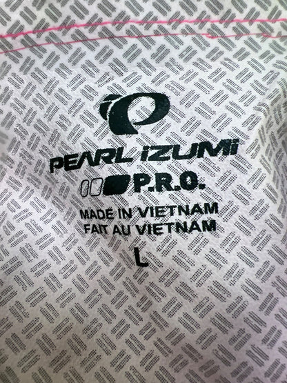 Pearl Izumi Men’s Pink Pro Aero Windbreaker Packable Biking Jacket - L