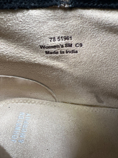 Johnston and Murphy Women’s Black Suede Liliana Ankle Boots - 8