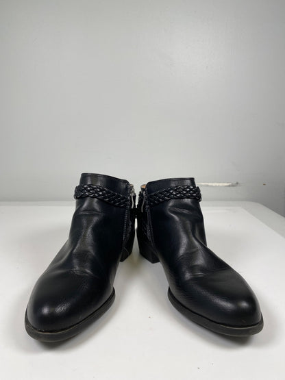 Life Stride Women’s Black Velocity 2.0 Adrianna Side Zip Ankle Booties - 10 Wide