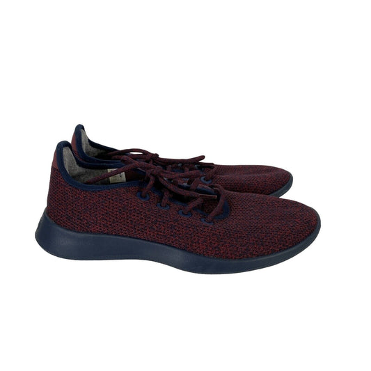 Allbirds Men's Red/Blue Tree Runners Lace Up Athletic Shoes - 11