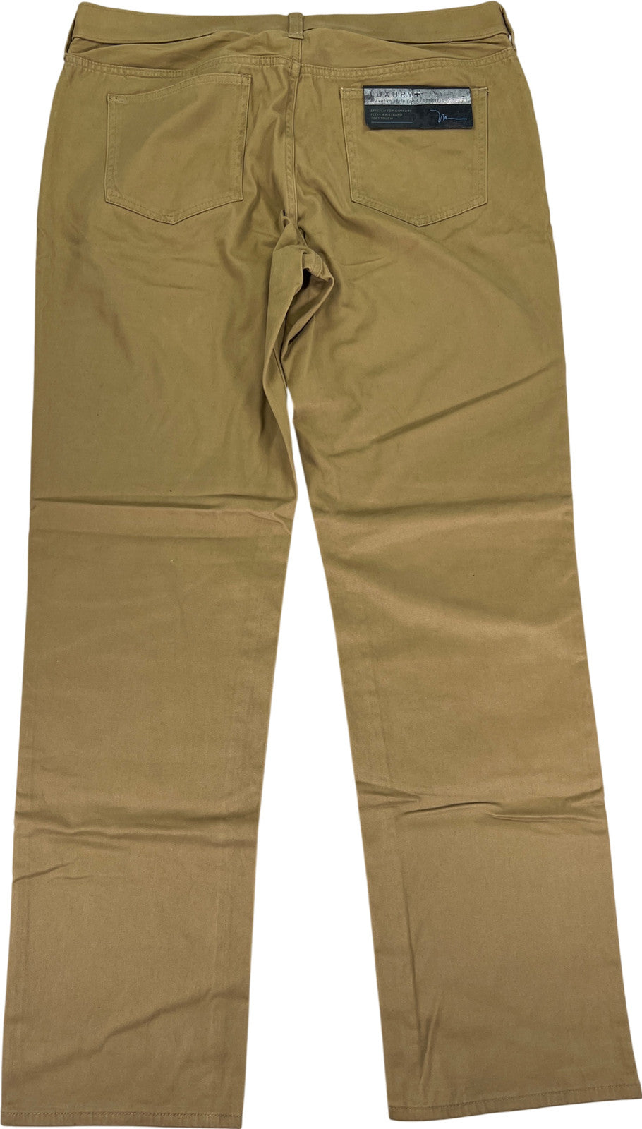 Marc Anthony Men’s Beige Flex Slim Straight Chino Pants - 36x32