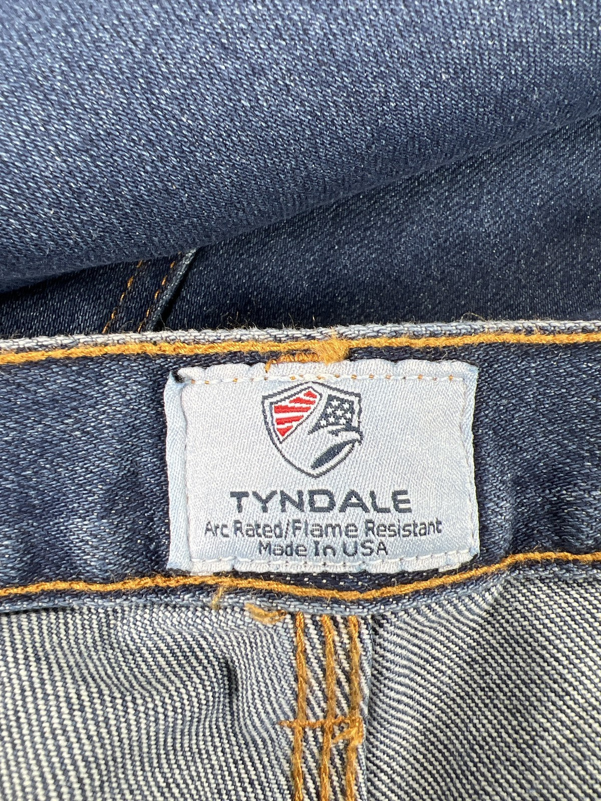 Tyndale Women’s Medium Wash Straight Leg Fire Resistant Jeans - 14