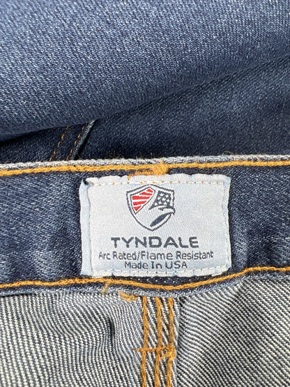 Tyndale Women’s Medium Wash Straight Leg Fire Resistant Jeans - 14