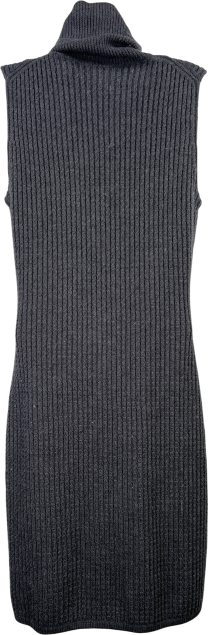 Carlisle Collection Women’s Gray/Blue Cable Knit Sweater Dress W/ Cardigan - M