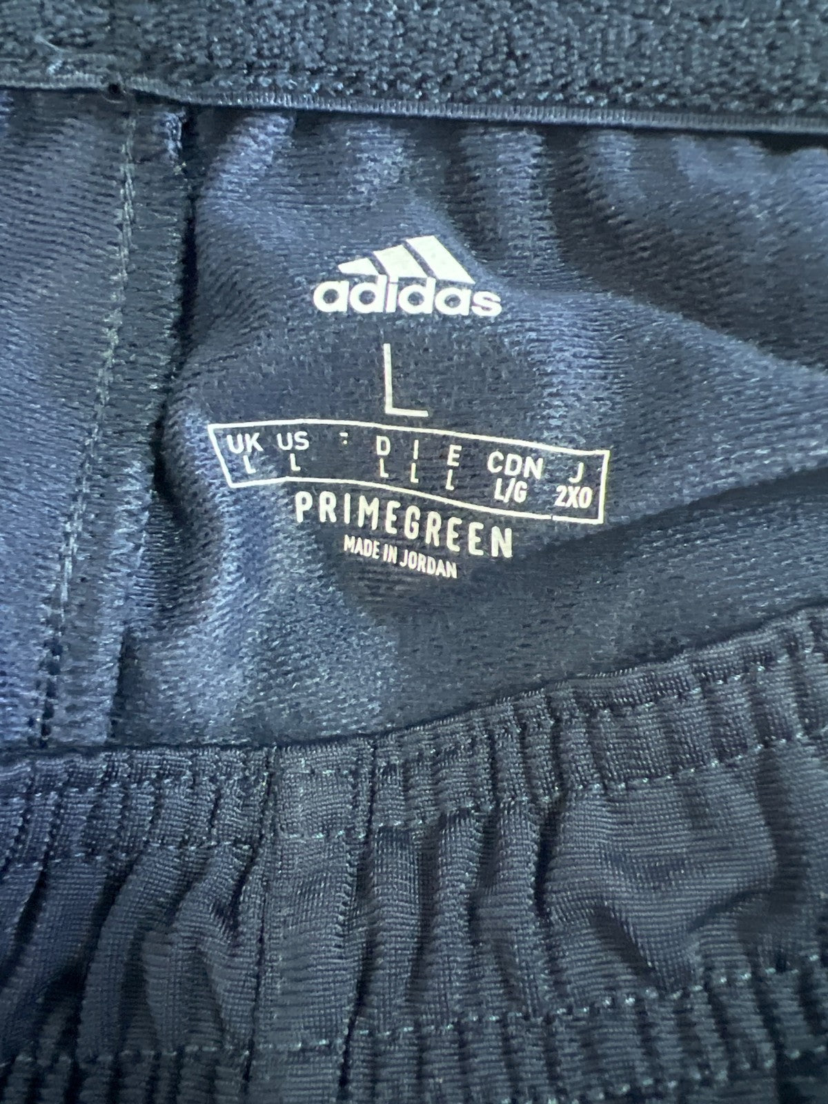 Adidas Men’s Blue Zip Ankle Athletic Sweatpants - L