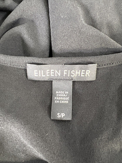Eileen Fisher Women's Black Long Sleeve Stretch Basic T-Shirt - S