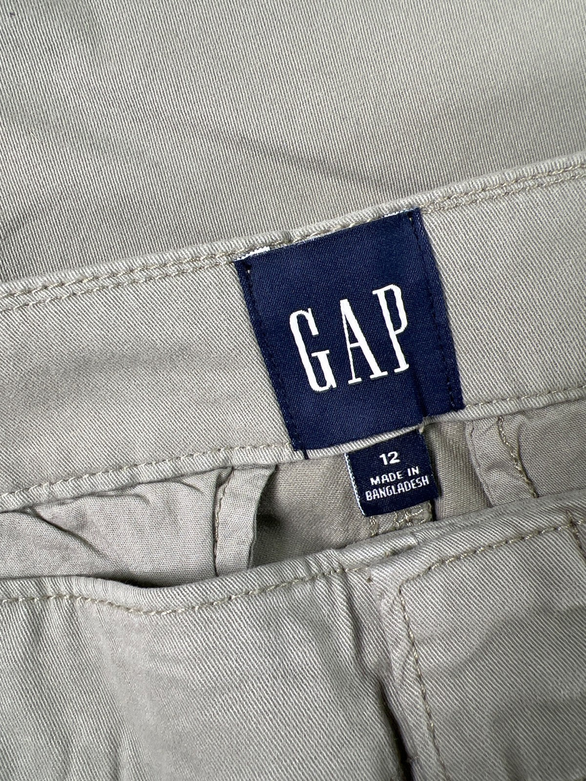 Gap Women’s Green Slim Ankle Chino Pants - 12