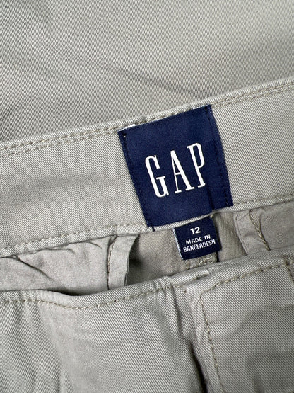 Gap Women’s Green Slim Ankle Chino Pants - 12