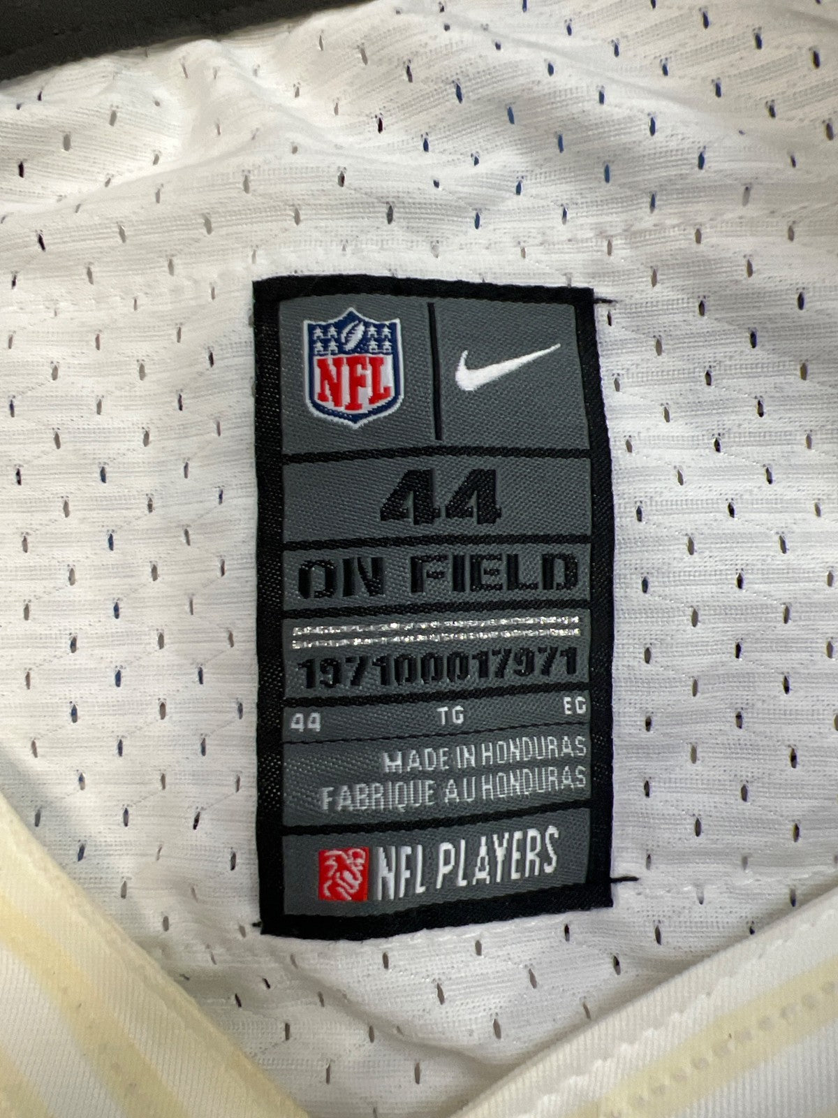 NFL On Field Men’s White Detroit Lions 87 Johnson Football Jersey - 44