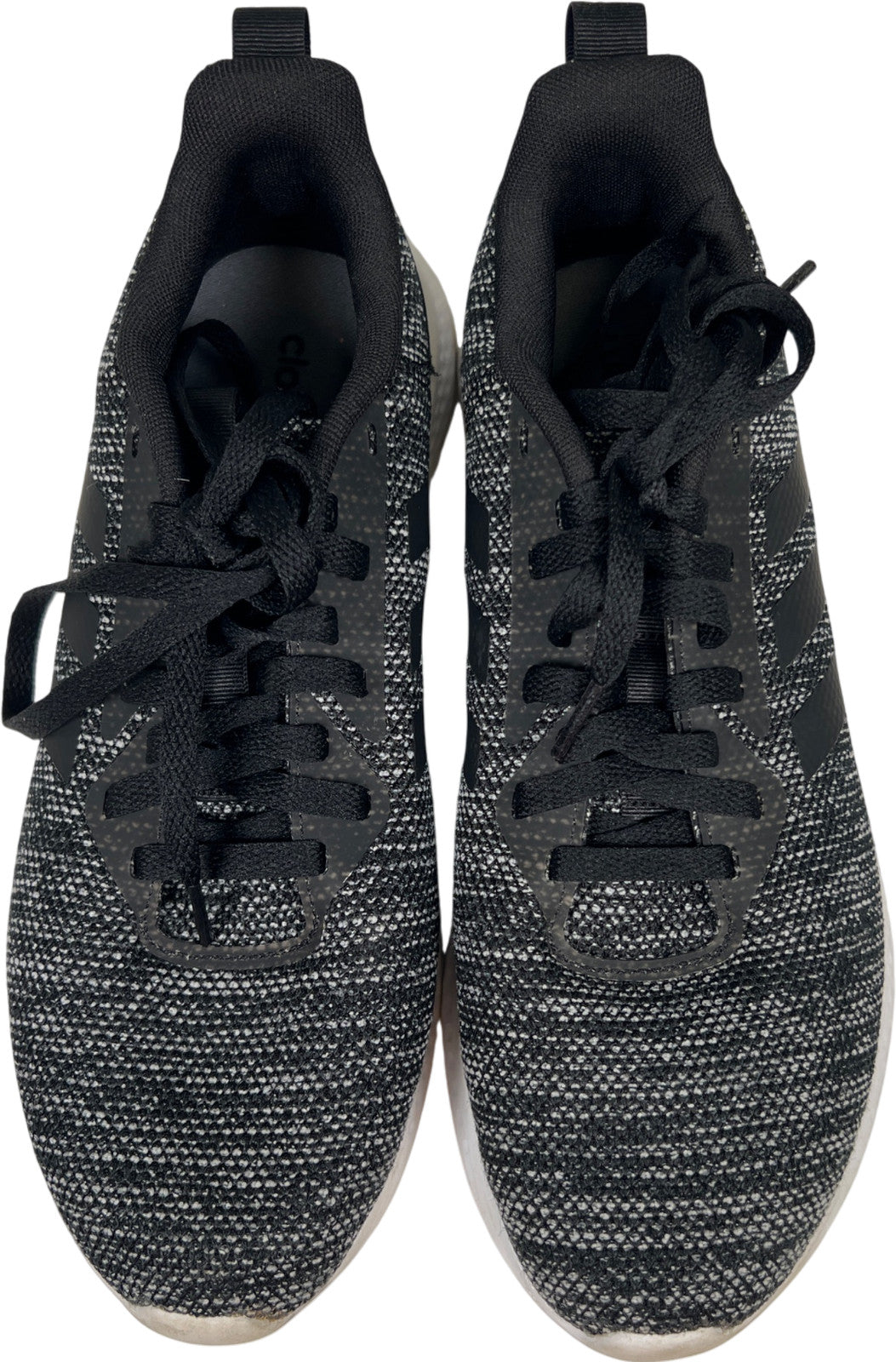 Adidas Men’s Black Cloudfoam Lace Up Athletic Sneakers - 8.5