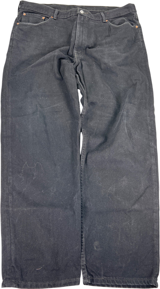 Levi’s Men’s Black 550 Relaxed Fit Denim Jeans - 42x32