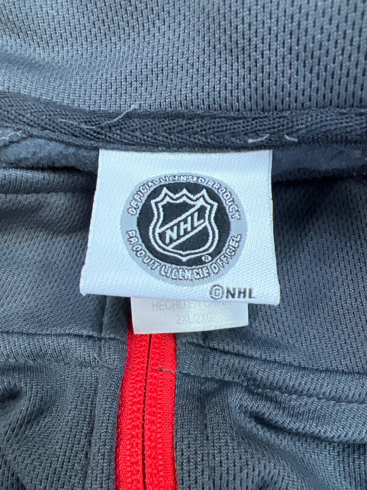 NHL Officially Licensed Mens Detroit Red Wings 1/4 Zip Pullover Sweatshirt - 2XL