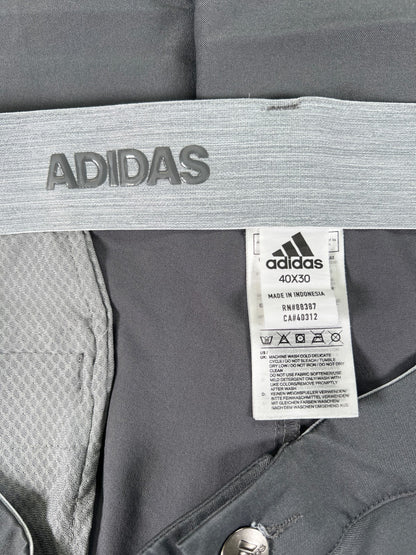 Adidas Men’s Gray Straight Leg Athletic Golf Pants - 40x30