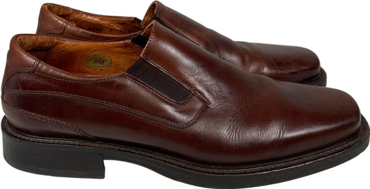 Johnston & Murphy Men’s Brown Leather Slip On Loafers Dress Shoes - 9.5 M