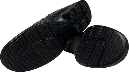 Clarks Collection Men’s Black Leather Slip On Dress Loafers - 9