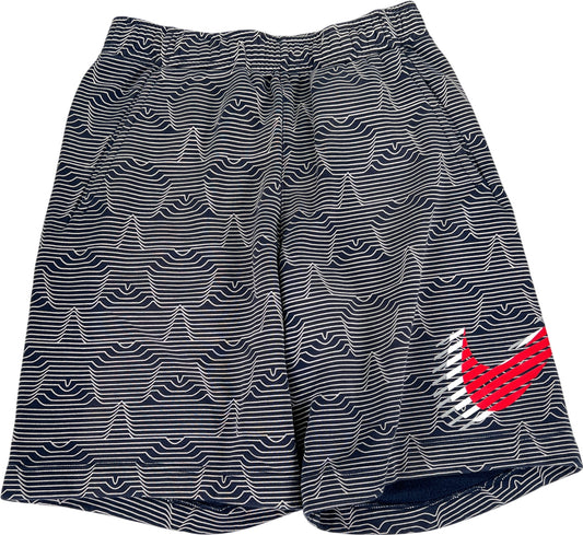 Nike Sportswear Men’s Blue Club Fleece Star Print Sweat Shorts - S