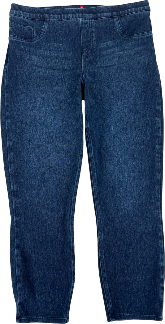 Spanx Women’s Dark Wash Pull On Denim Stretch Jegging Pants - XL