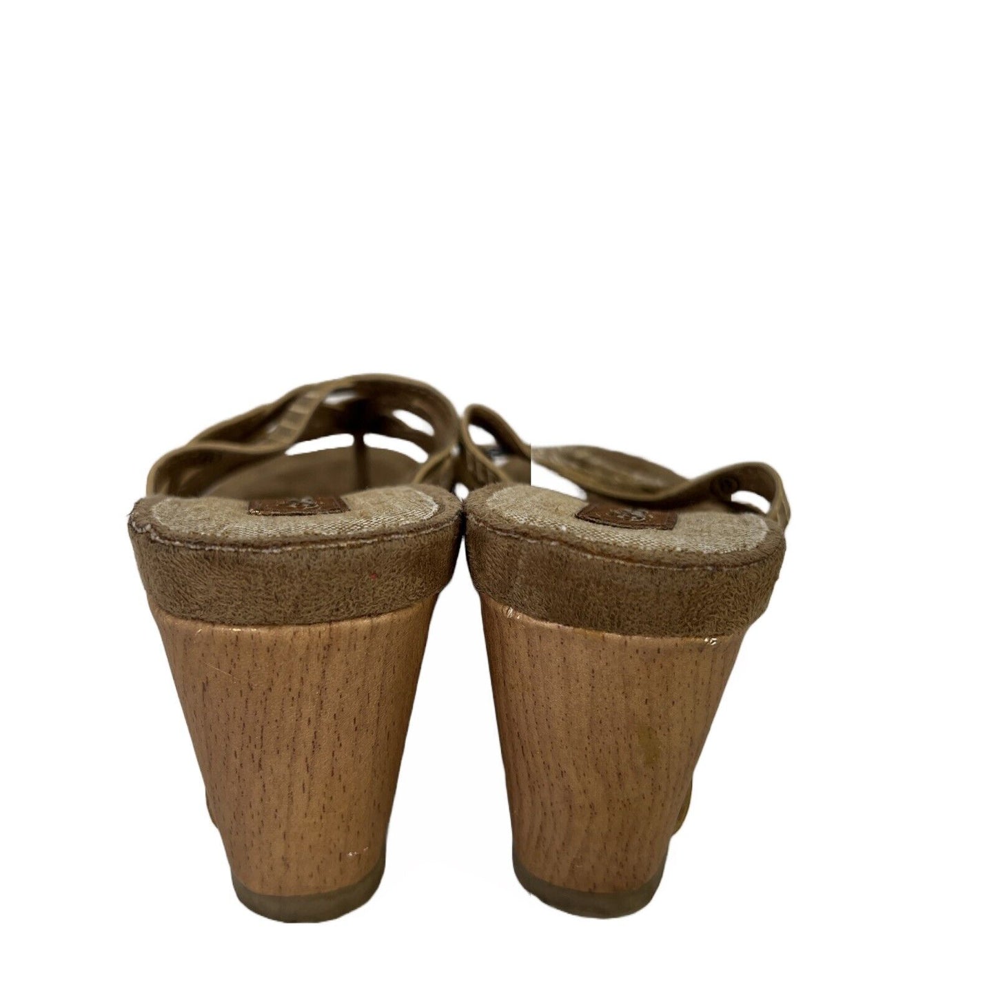 Skechers Women's Tan/Brown Strappy Wedge Sandals - 8
